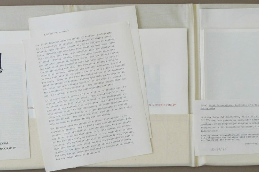 The First International Portfolio of Artists' Photography, 1983